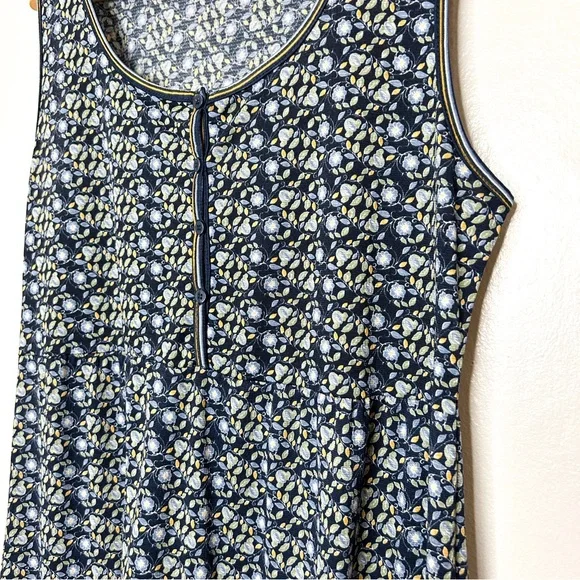 Max Studio Sleeveless Floral Print Tiered Midi Dress Large L - Picture 4 of 6